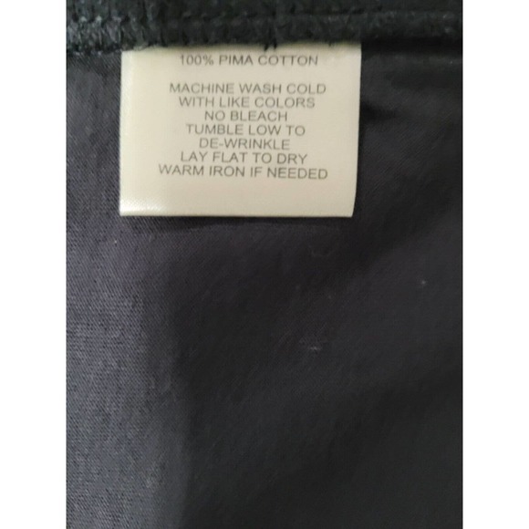 ROBERT BARAKETT Montreal Men's Size Large V Neck Long Sleeve Cotton Shirt Gray - Picture 7 of 8